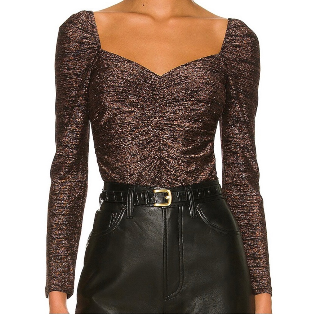 MINKPINK Imane Ruched Top NWT